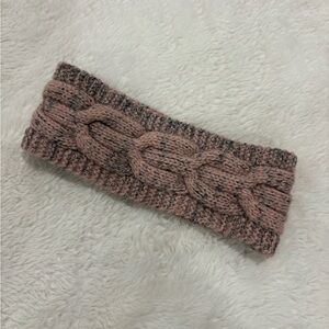 Chunky Knit Headband - Pink